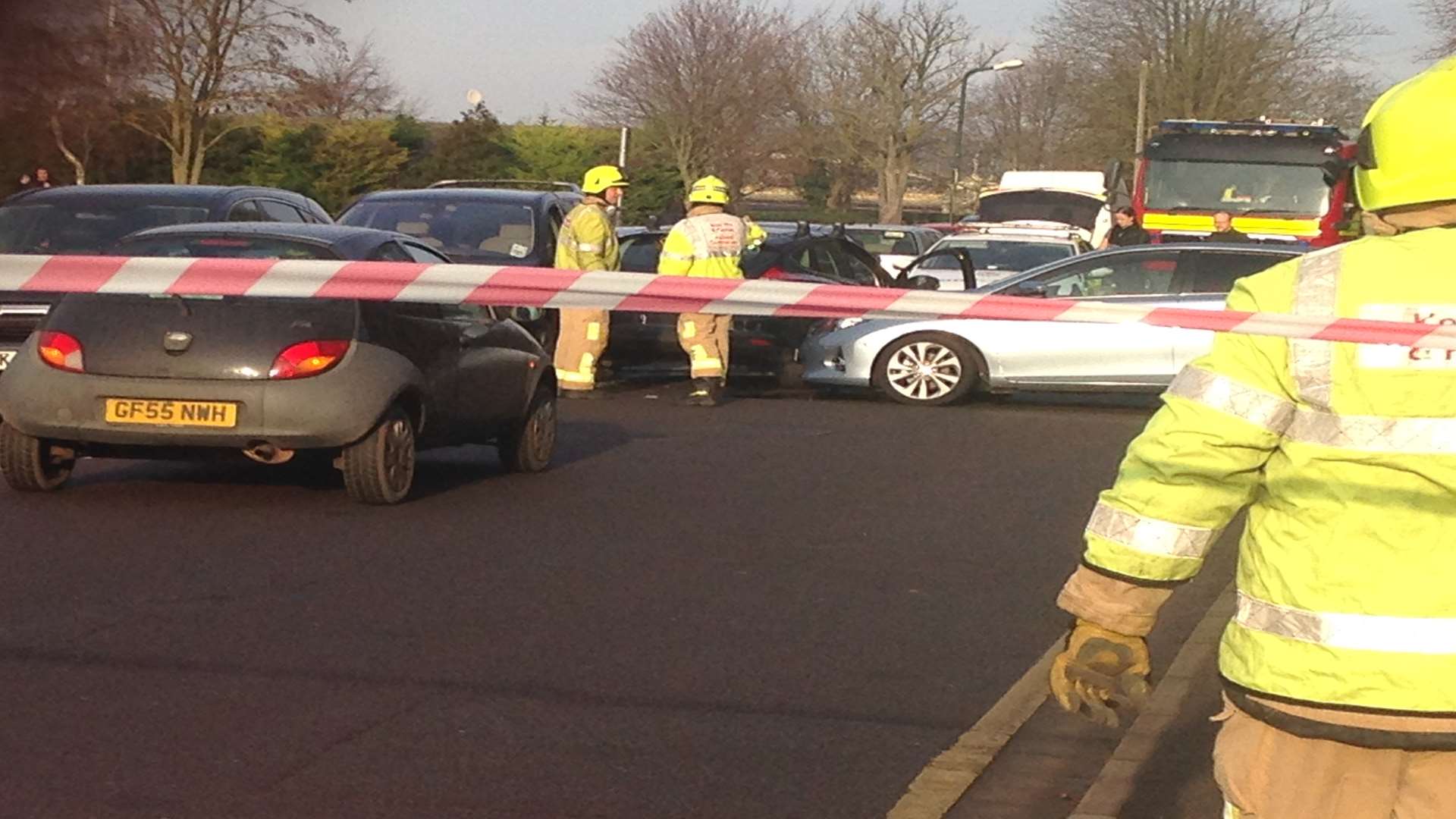 The Esplanade in Rochester closed after crash