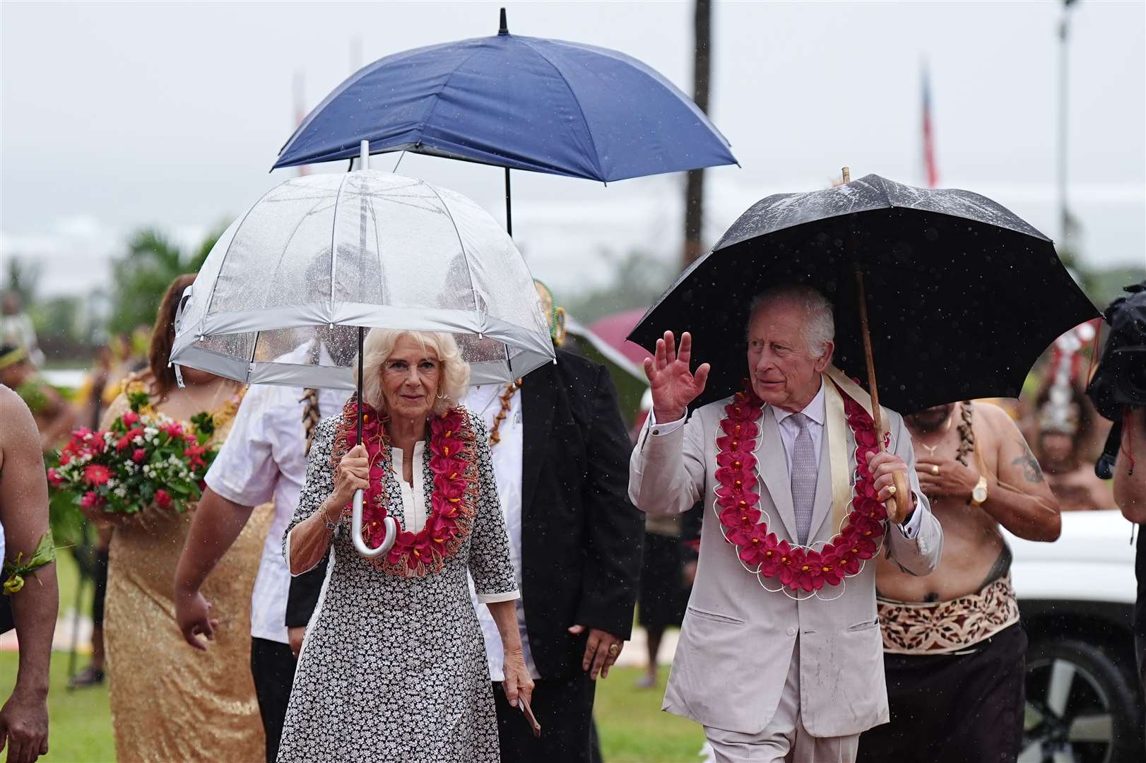 Camilla is resting at home in Wiltshire after falling ill following her long-haul trip to Australia and Samoa (Aaron Chown/PA)