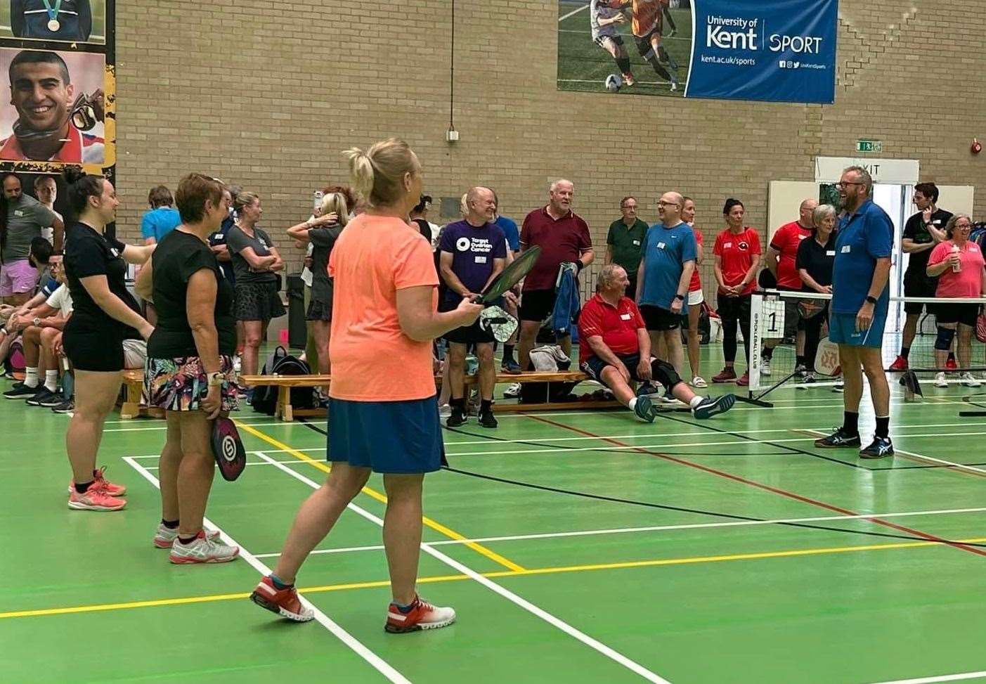 Action from Canterbury Area Pickleball’s first-ever festival