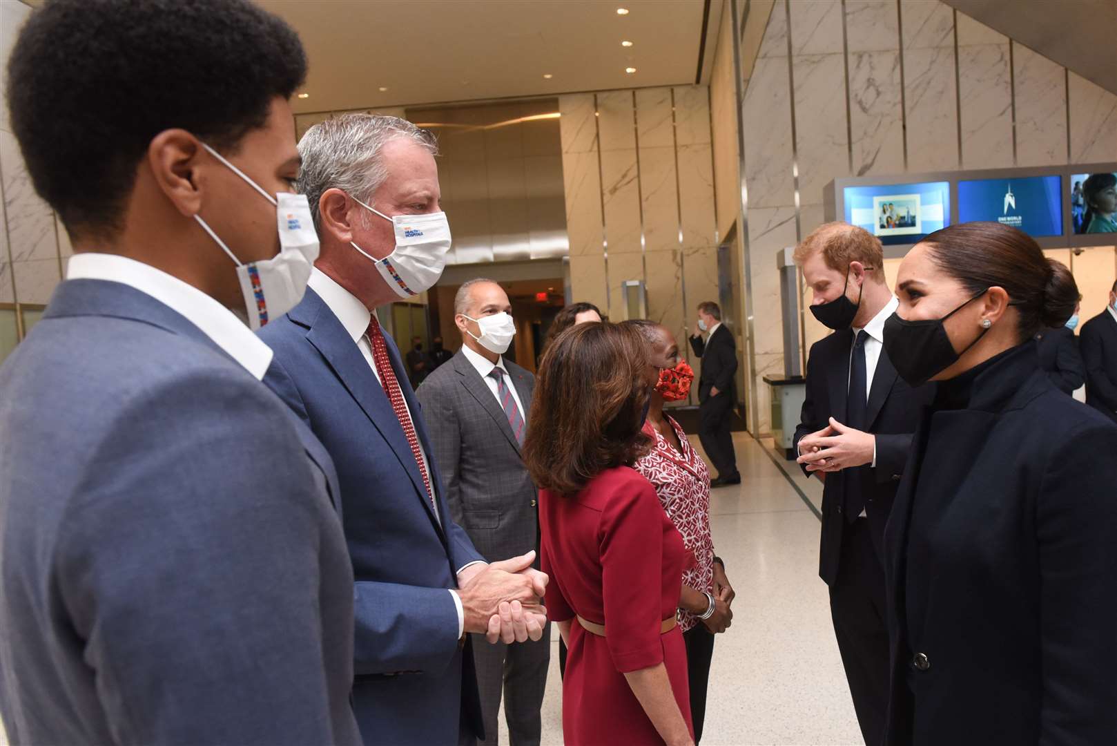 The Sussexes at One World Trade Centre (Michael Appleton/Mayoral Photography Office/PA)