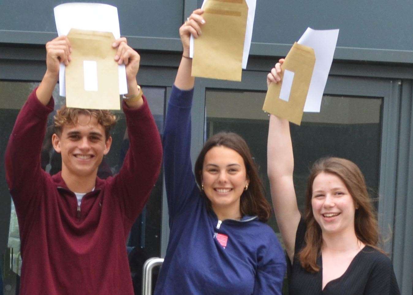 Happy pupils at The Duke of York’s Royal Military School