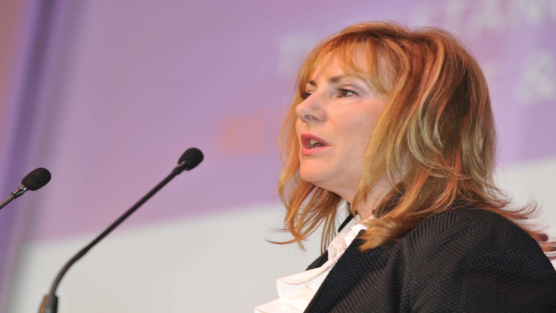Janice Atkinson in her past as a Ukip candidate, speaking at the party's conference in Margate in February.