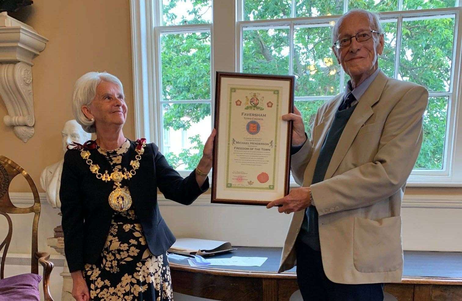 He was given the Freedom of Faversham in 2021