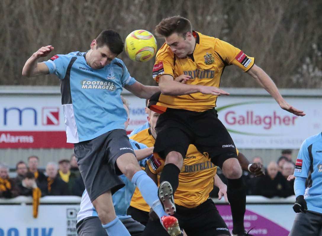 Maidstone defender Shane Huke Picture: Martin Apps