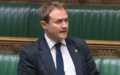 MP Tom Tugendhat. Picture: Parliament TV