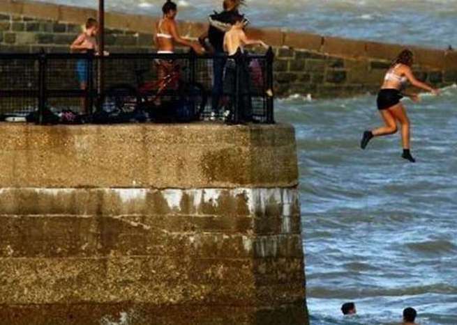 Tombstoning is a dangerous activity which can lead to serious injury or even death. Picture: Stock image