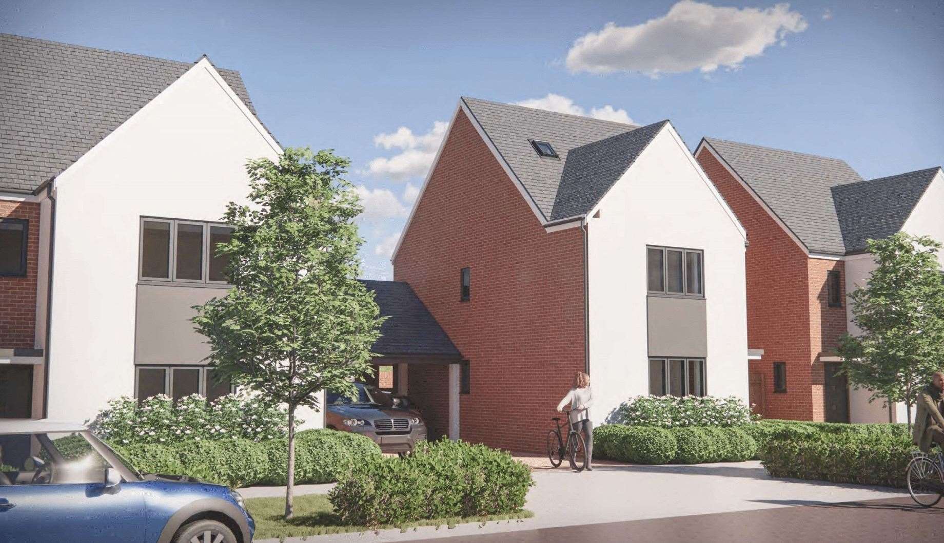 How the Persimmon homes off Barton Hill Drive, Minster, Sheppey, could look