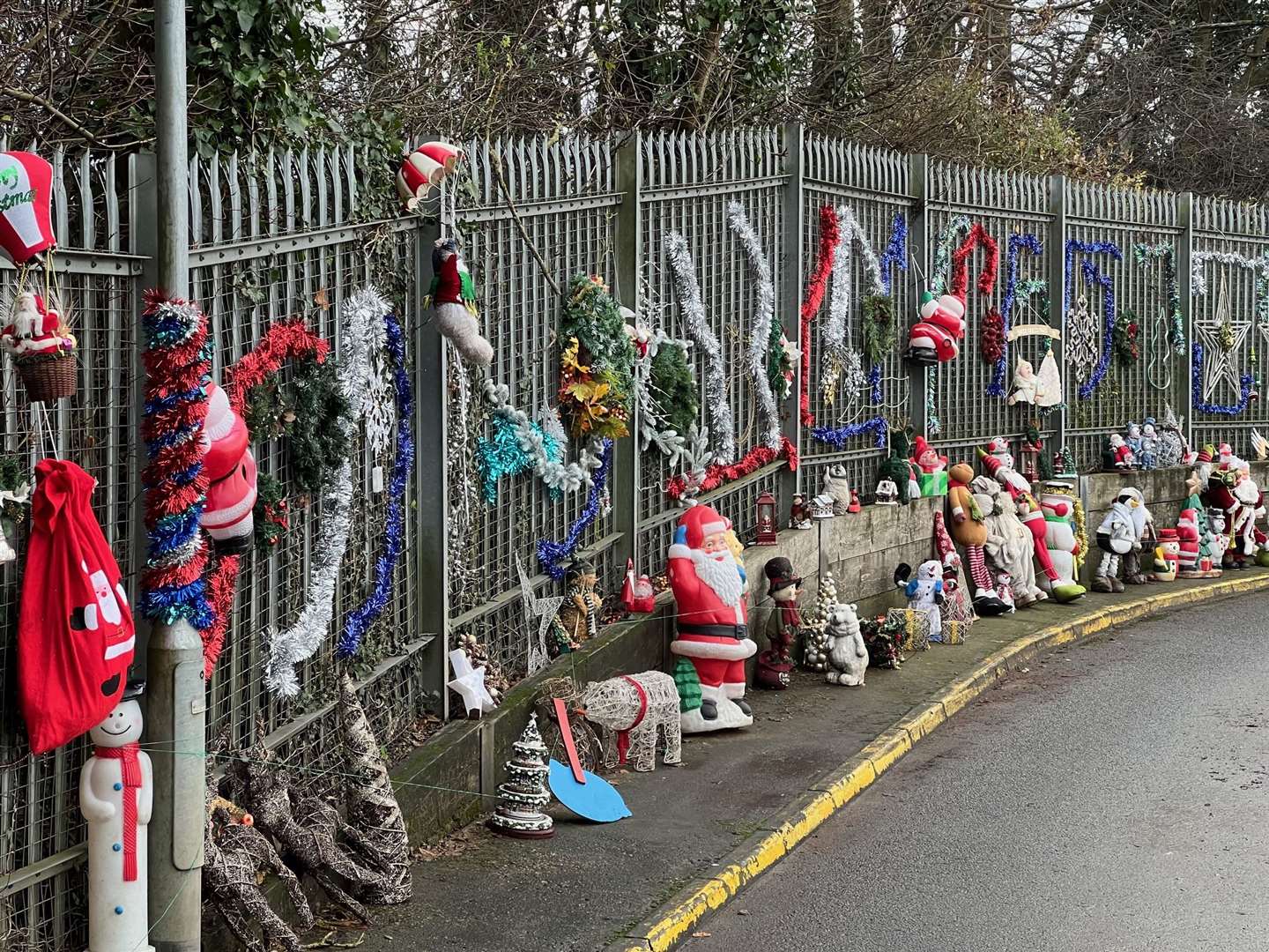 Tovil Household Waste Recycling Centre at Christmas