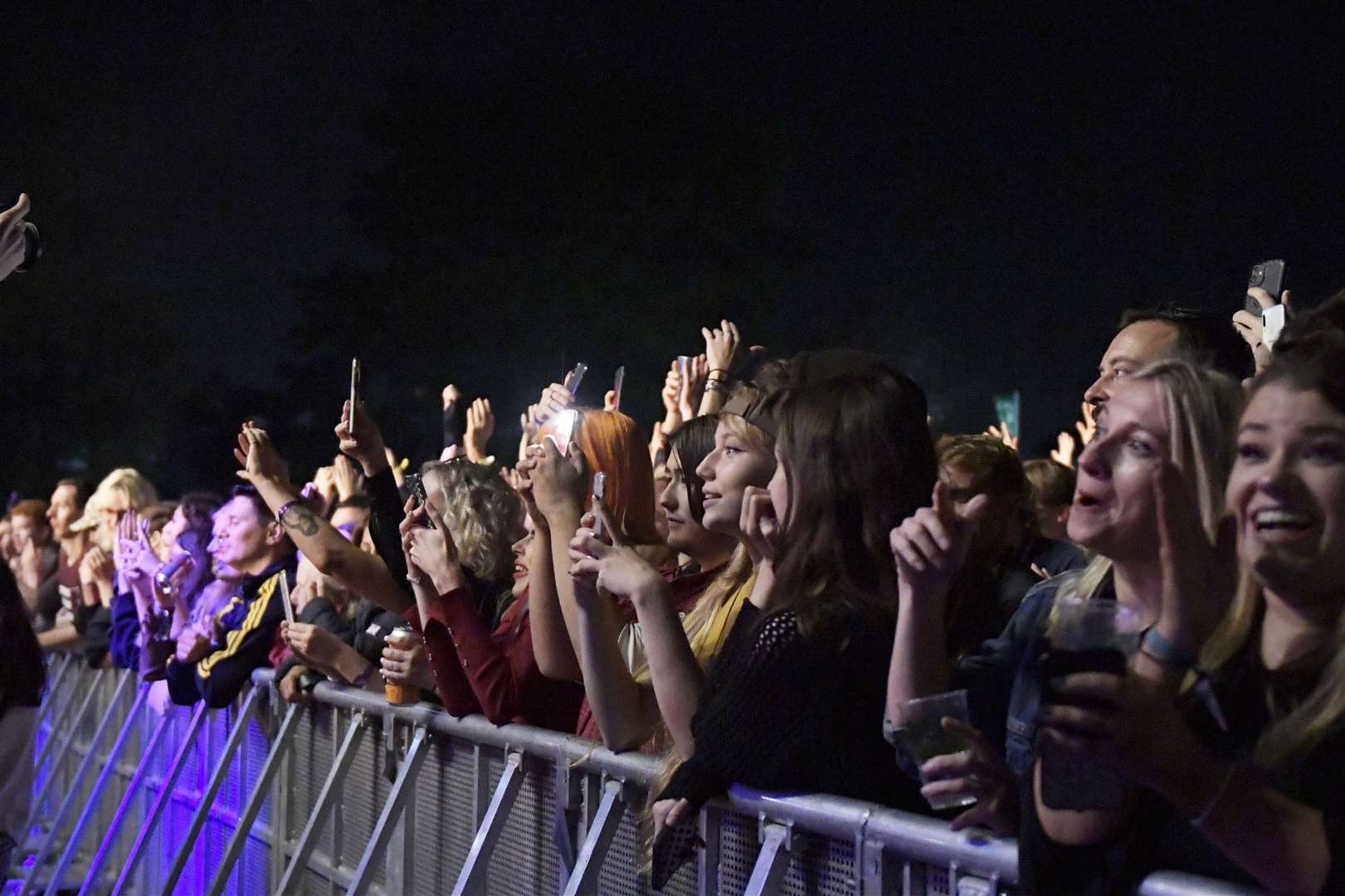 Fans were thrilled as music returned to the Rochester Castle stage. Picture: Barry Goodwin.