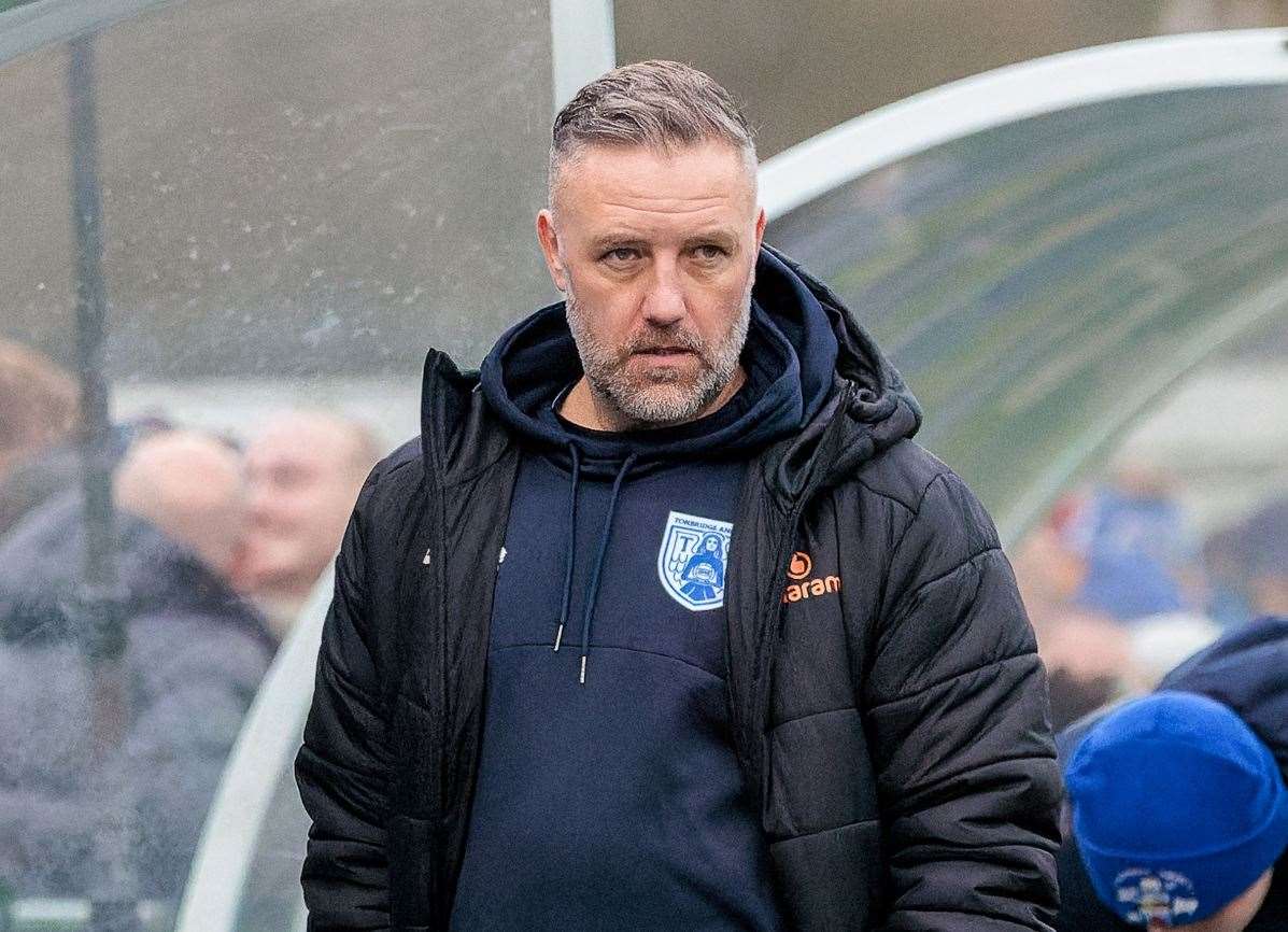 Tonbridge Angels manager Jay Saunders. Picture: Helen Cooper