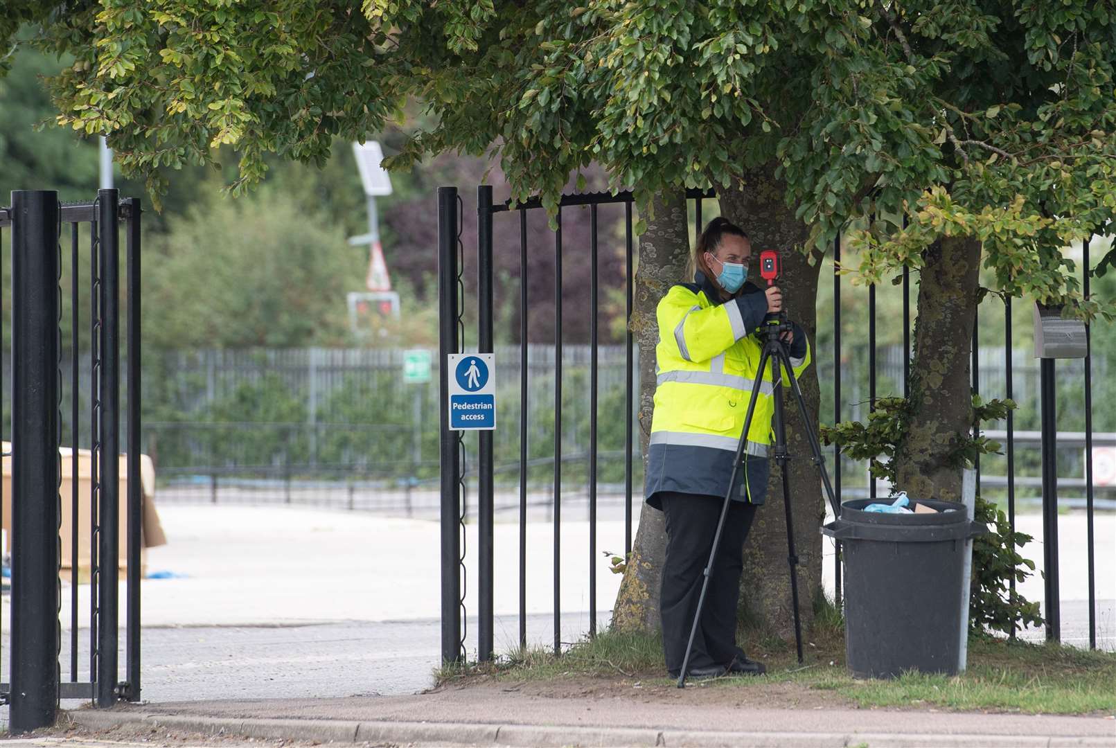 Temperature checks at Banham Poultry in Attleborough, Norfolk (Joe Giddens/PA)