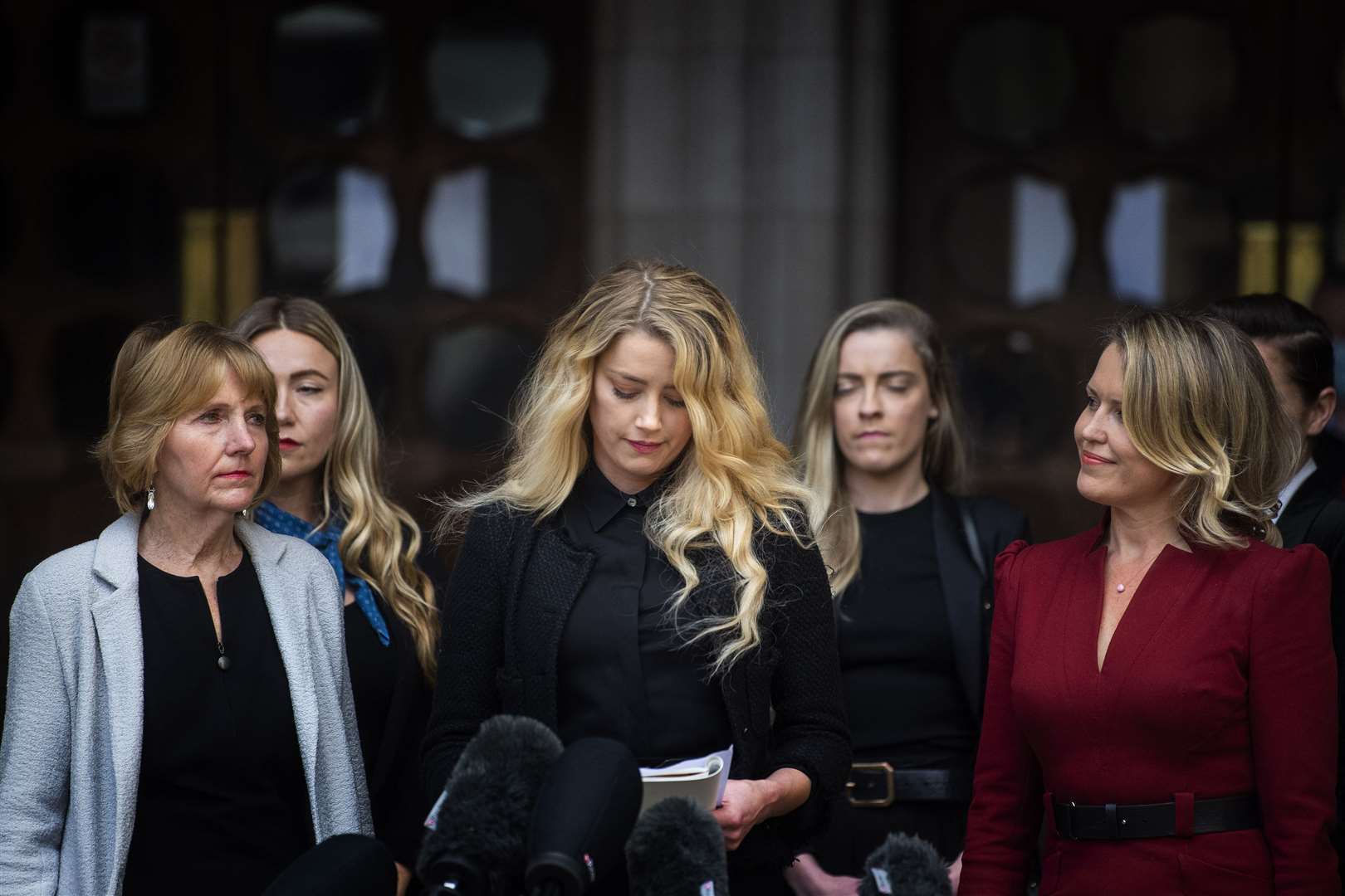 The High Court in London found itself at the centre of a media frenzy as Johnny Depp and his ex-wife Amber Heard gave evidence in a libel trial (Victoria Jones/PA)