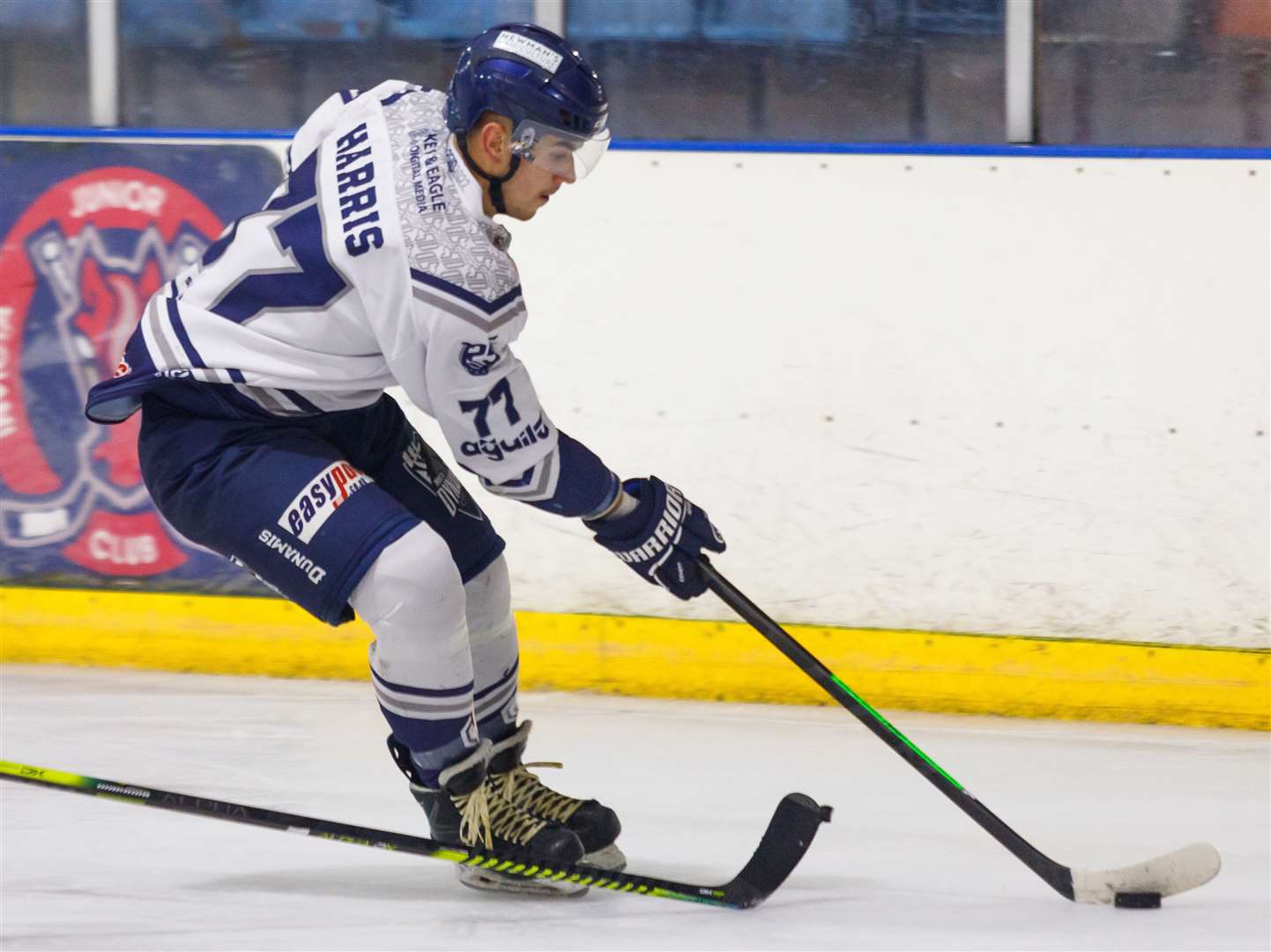 Man-of-the-match Richard Harris got three goals for Invicta Dynamos on Sunday Picture: David Trevallion