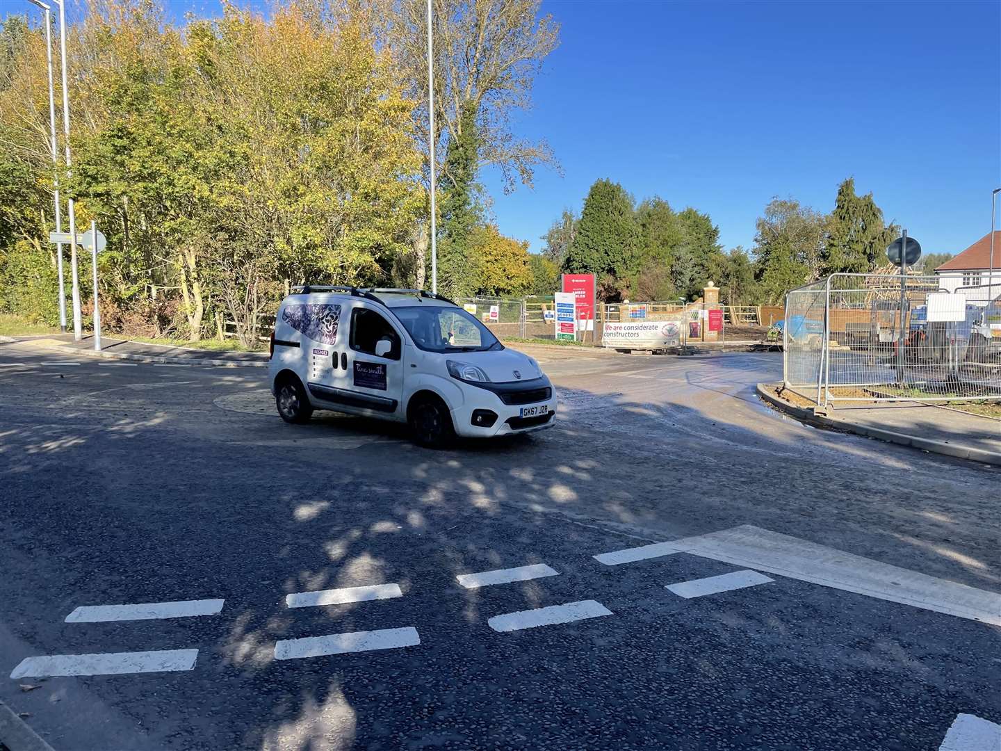 Motorists often drive straight over the new roundabouts due to their ‘poor layout’