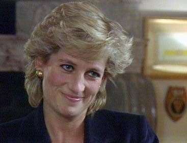 Diana in conversation with Martin Bashir (BBC-TV Video/PA)