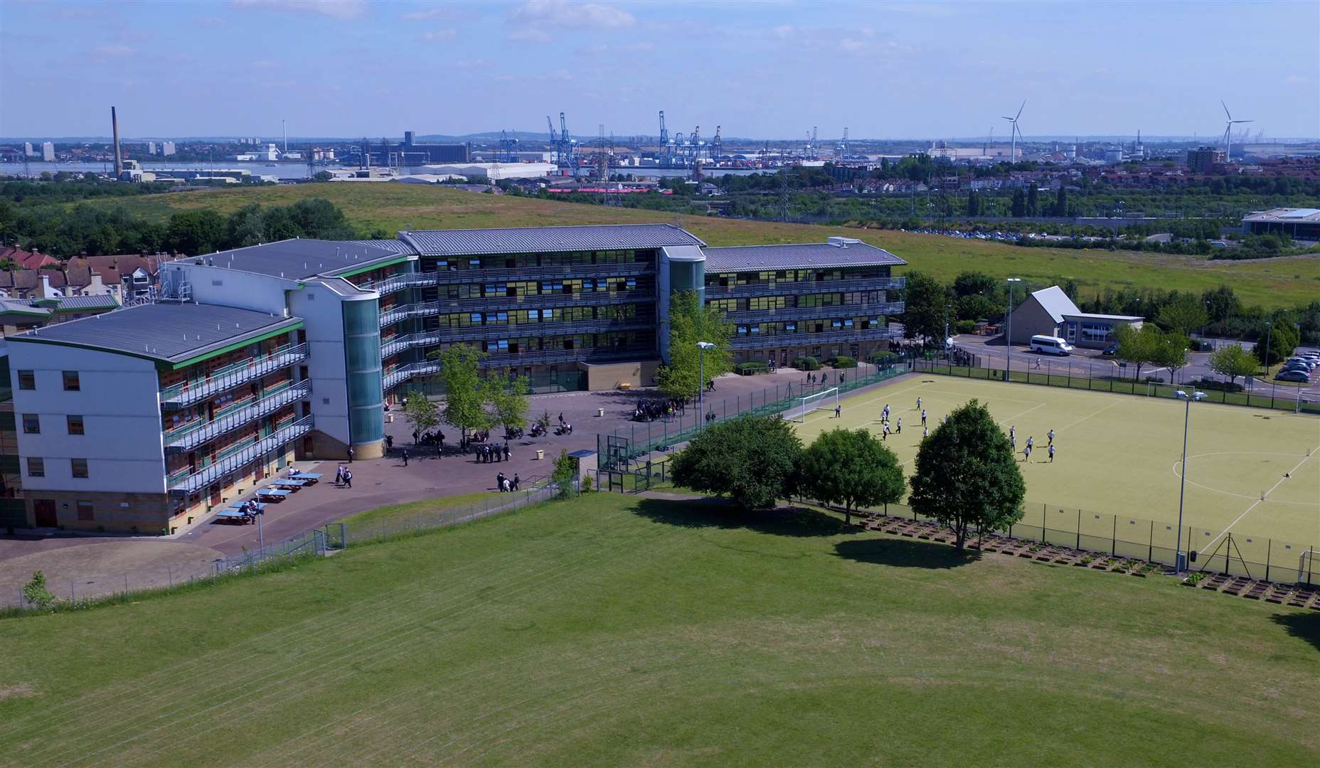 Ebbsfleet Academy will also welcome new outdoor learning facilities. Image: Leigh Academies Trust.