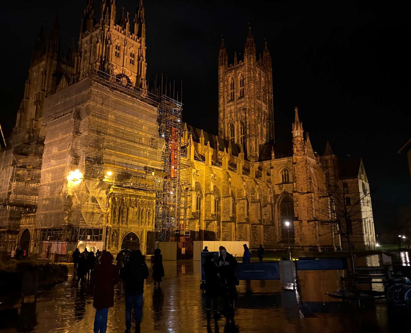 Canterbury Cathedral bosses say they are open to a mast being erected on top of the Grade I-listed building or in The Precincts