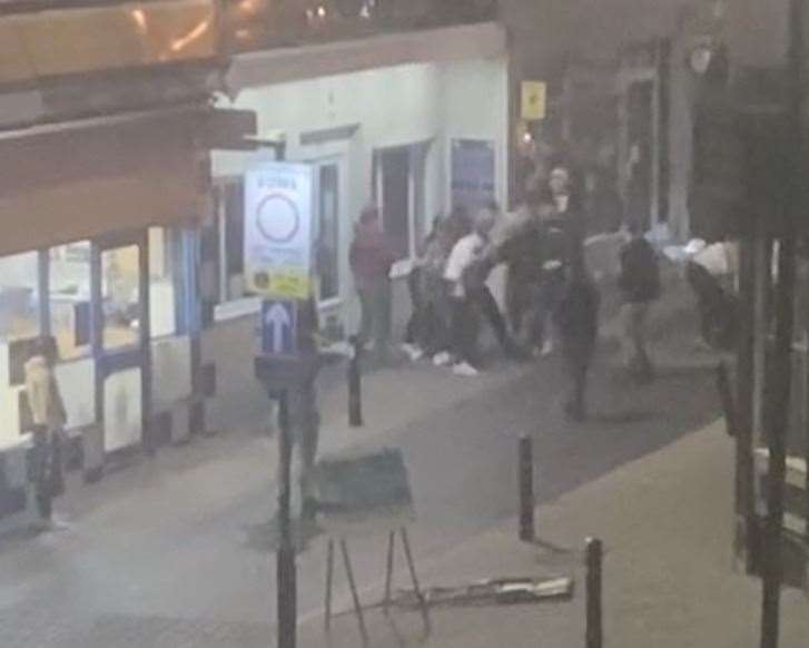 Residents were woken by fights in Ramsgate near the town's harbour
