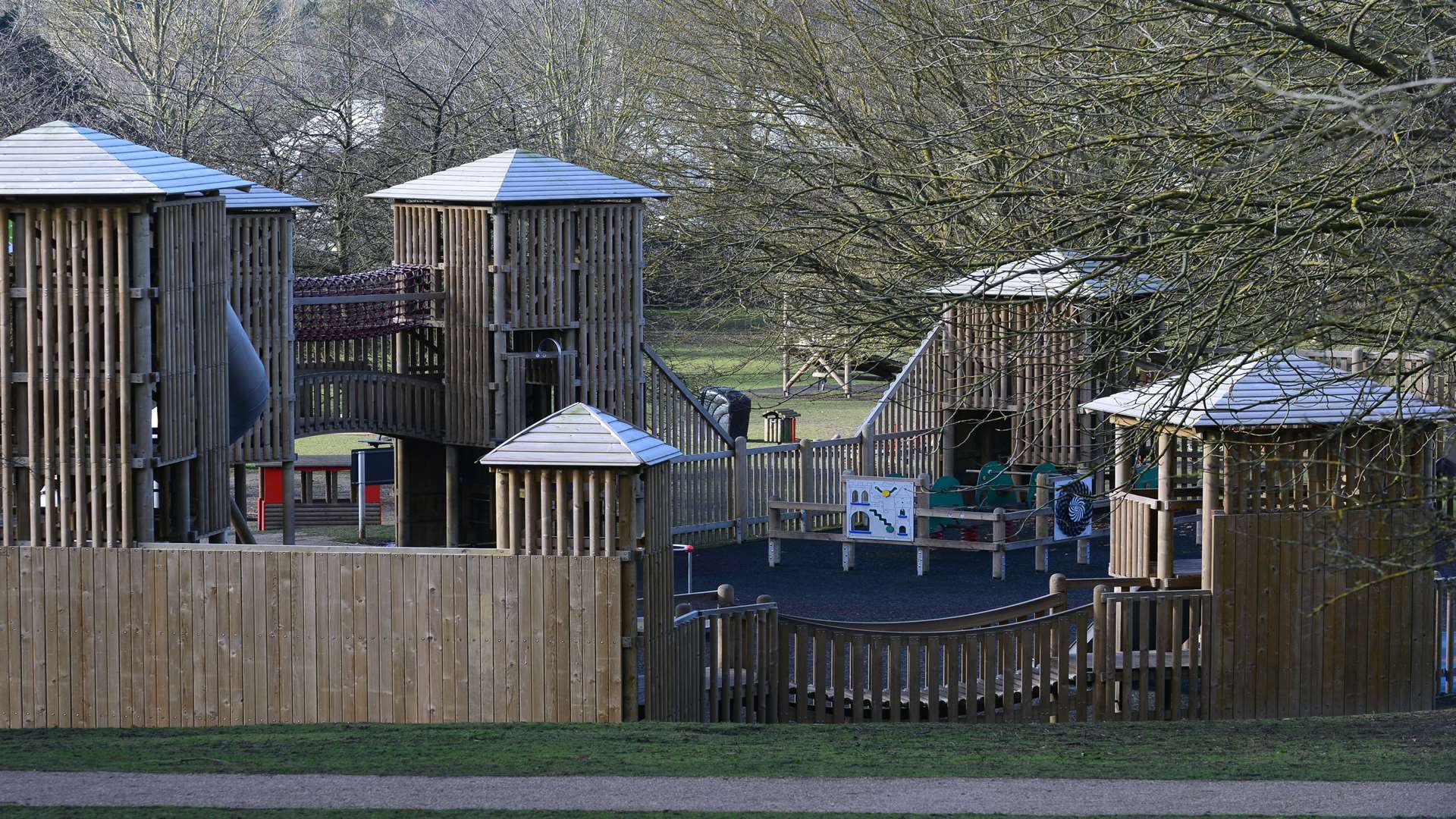 The play area at Cobtree Manor Park is one of the best around