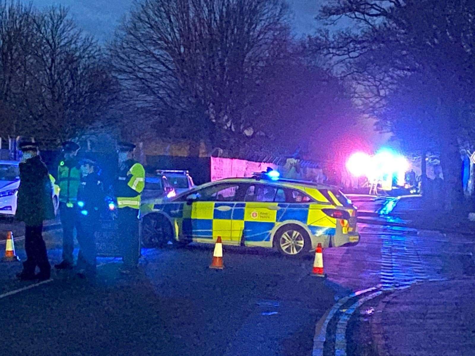 Police at the scene outside the barracks. Photo: Barry Goodwin (44190363)