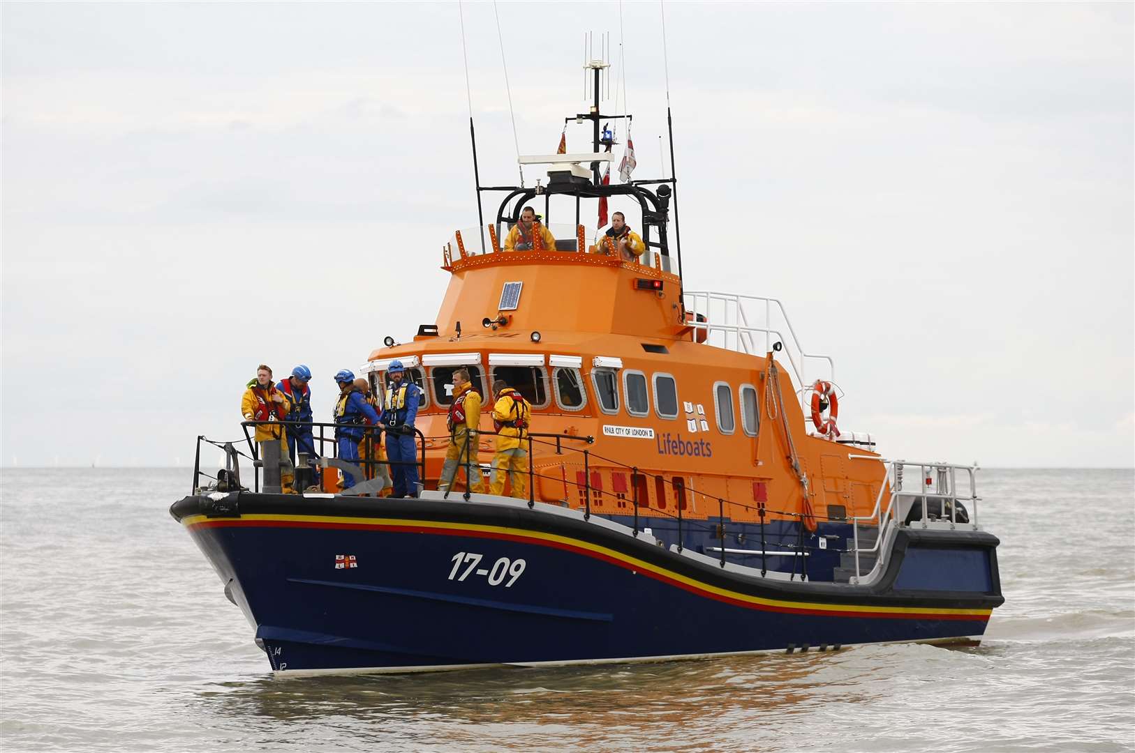 The RNLI and HM Coastguard display