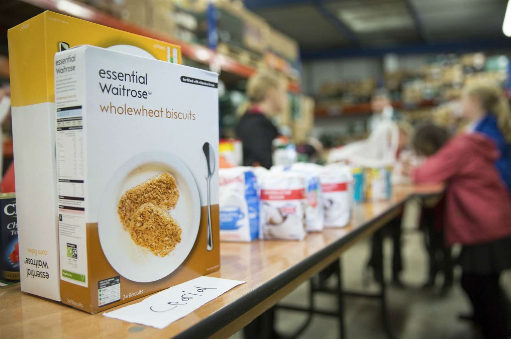 The woman was left to rely on food banks to eat. Stock image