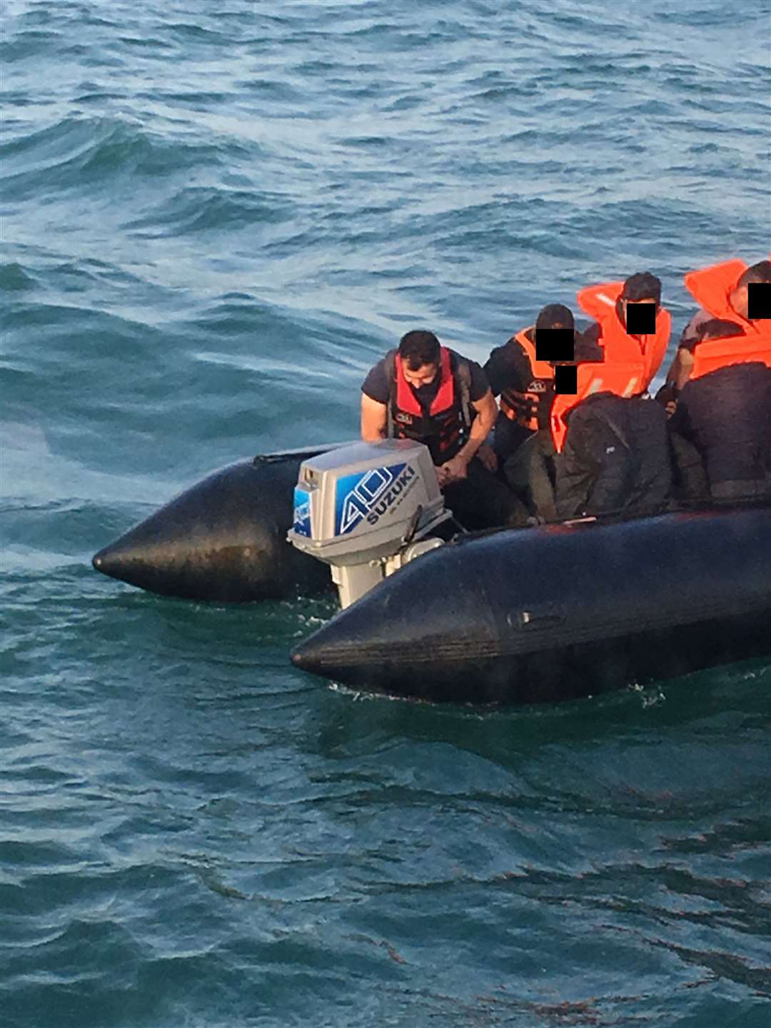 Fouad Kakaei helped pilot the dinghy across the Channel (Home Office/PA)