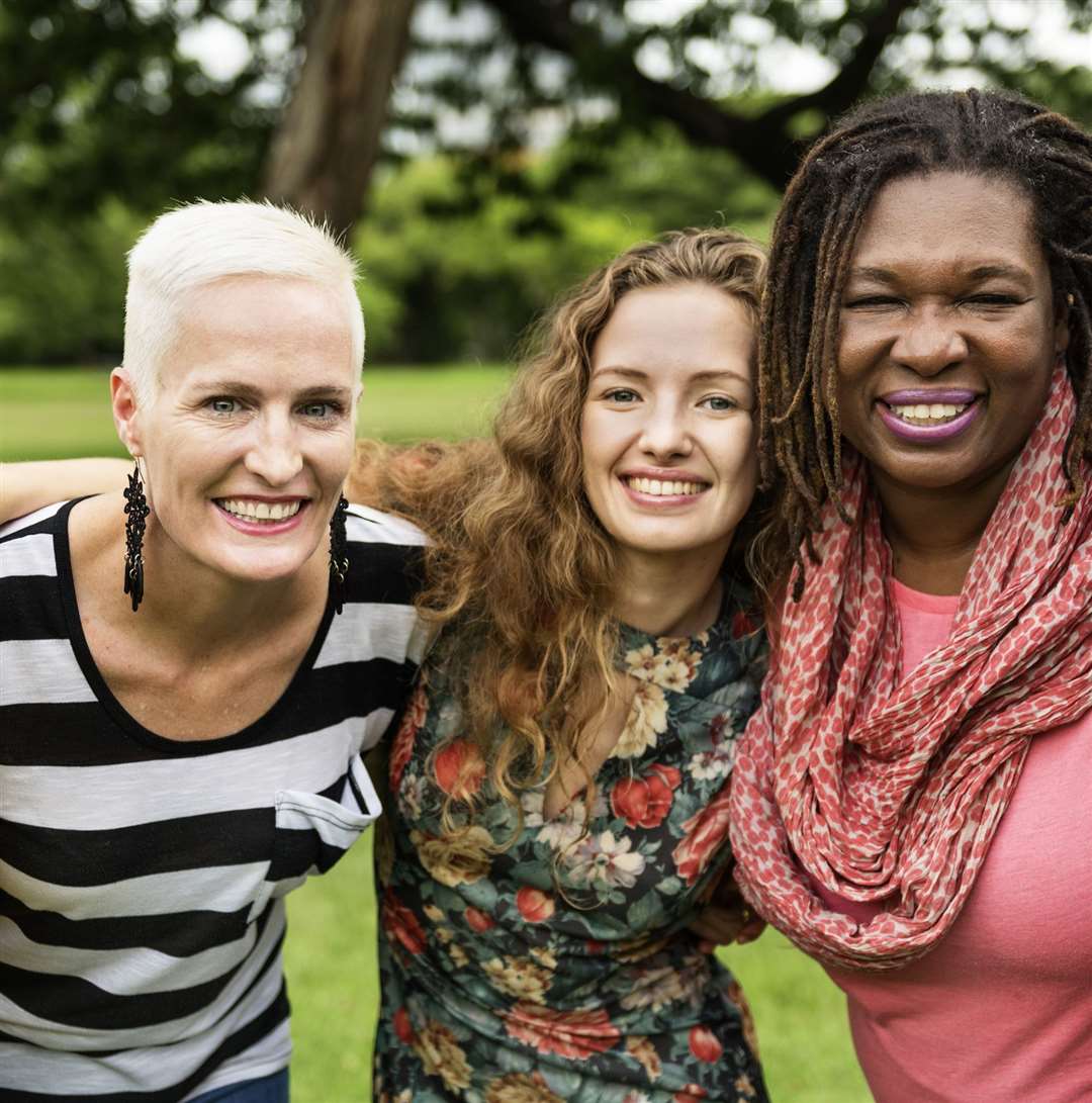 We're all looking forward to getting together again. Stock photo