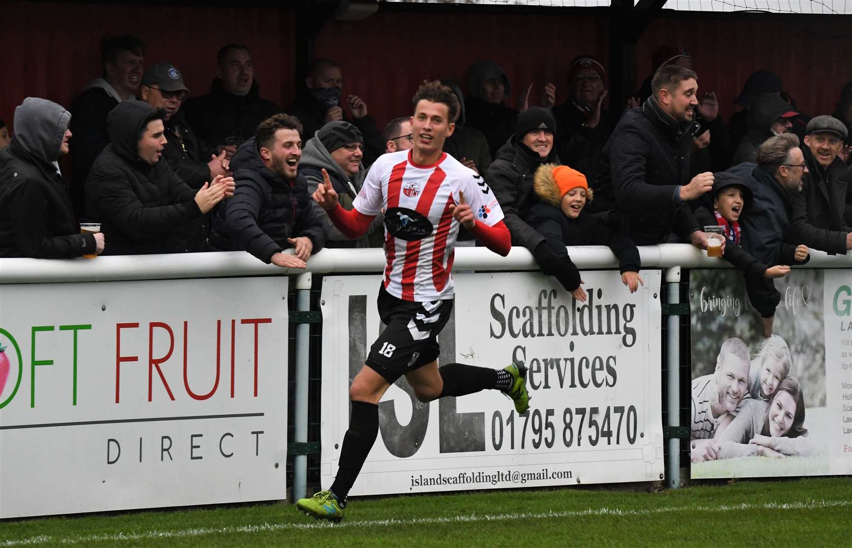 Sheppey celebrate against Beckenham Picture: Marc Richards