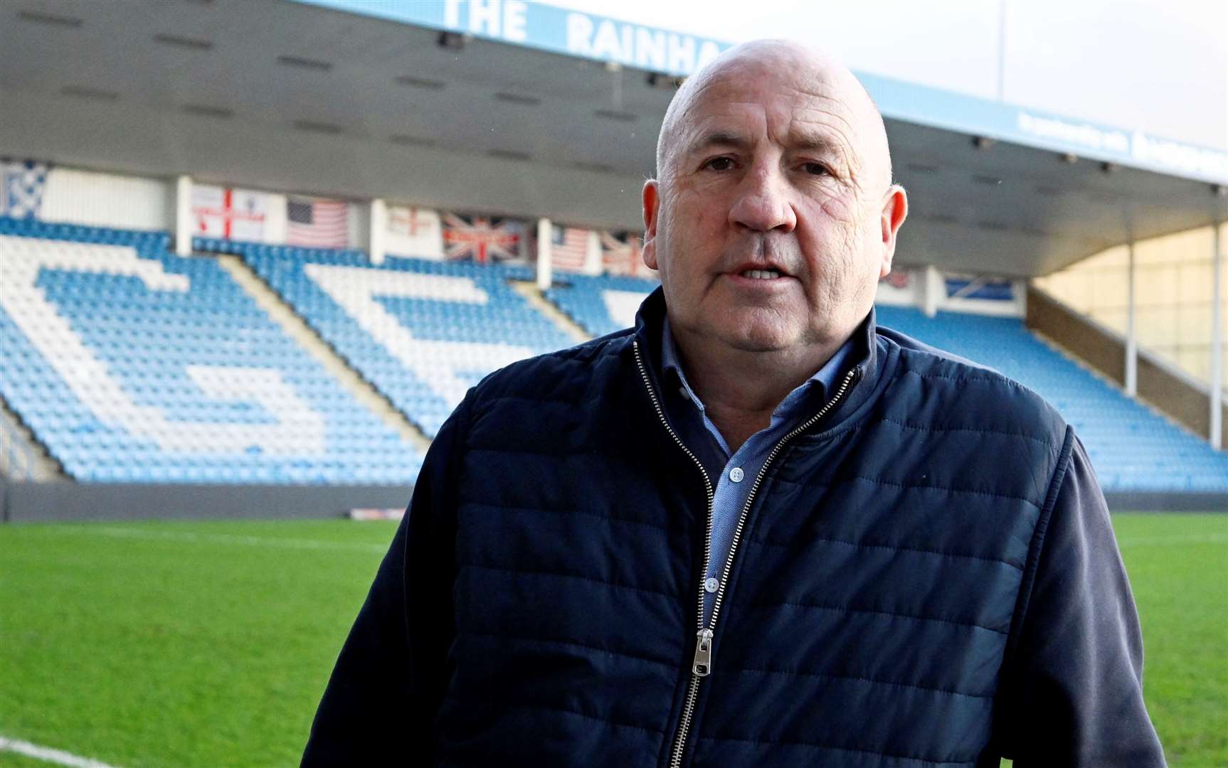 John Coleman has taken over as the new manager of Gillingham FC Picture: Barry Goodwin