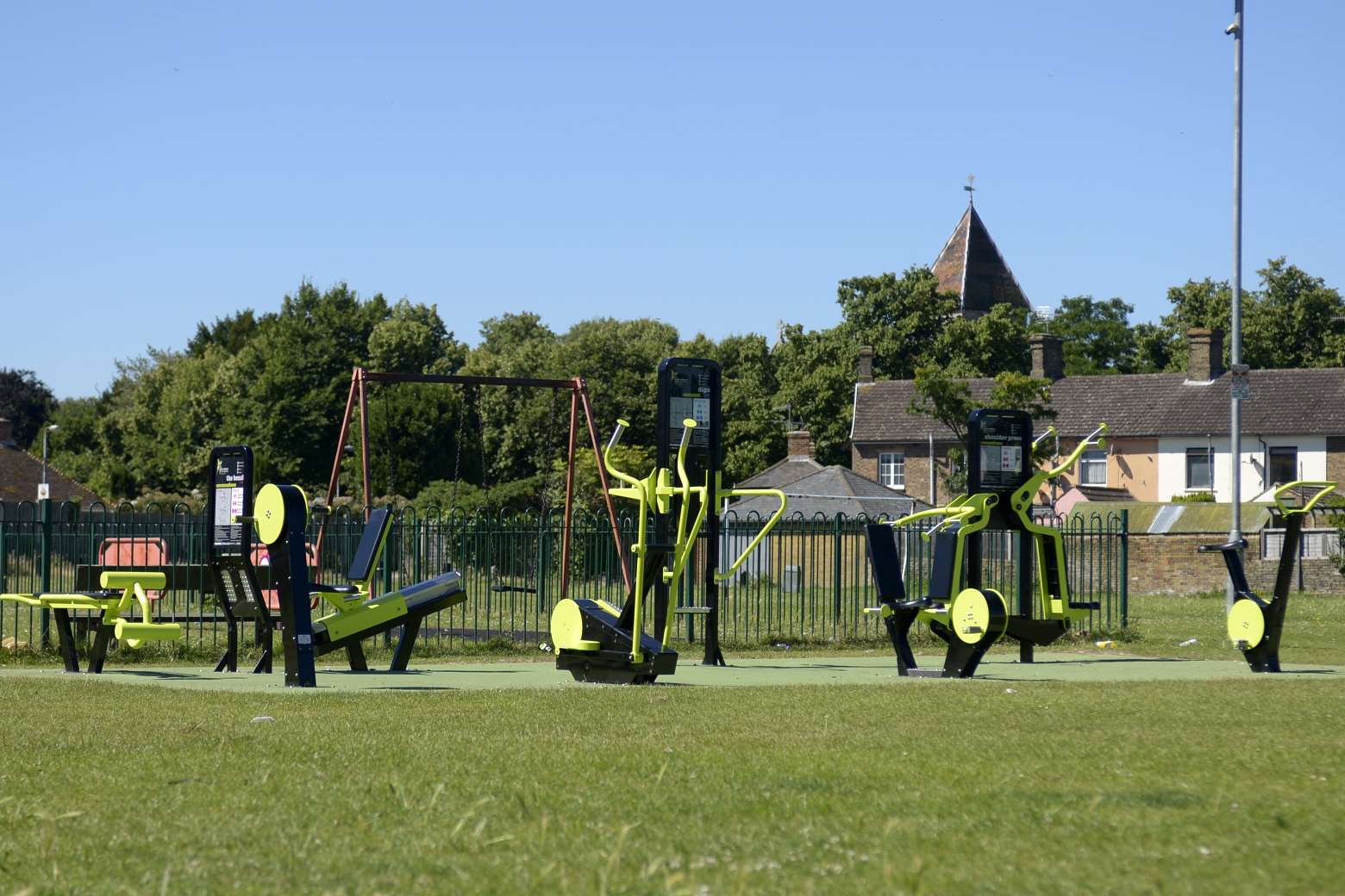 Faversham's first outdoor gym has been built and opened at Reedland Crescent park.