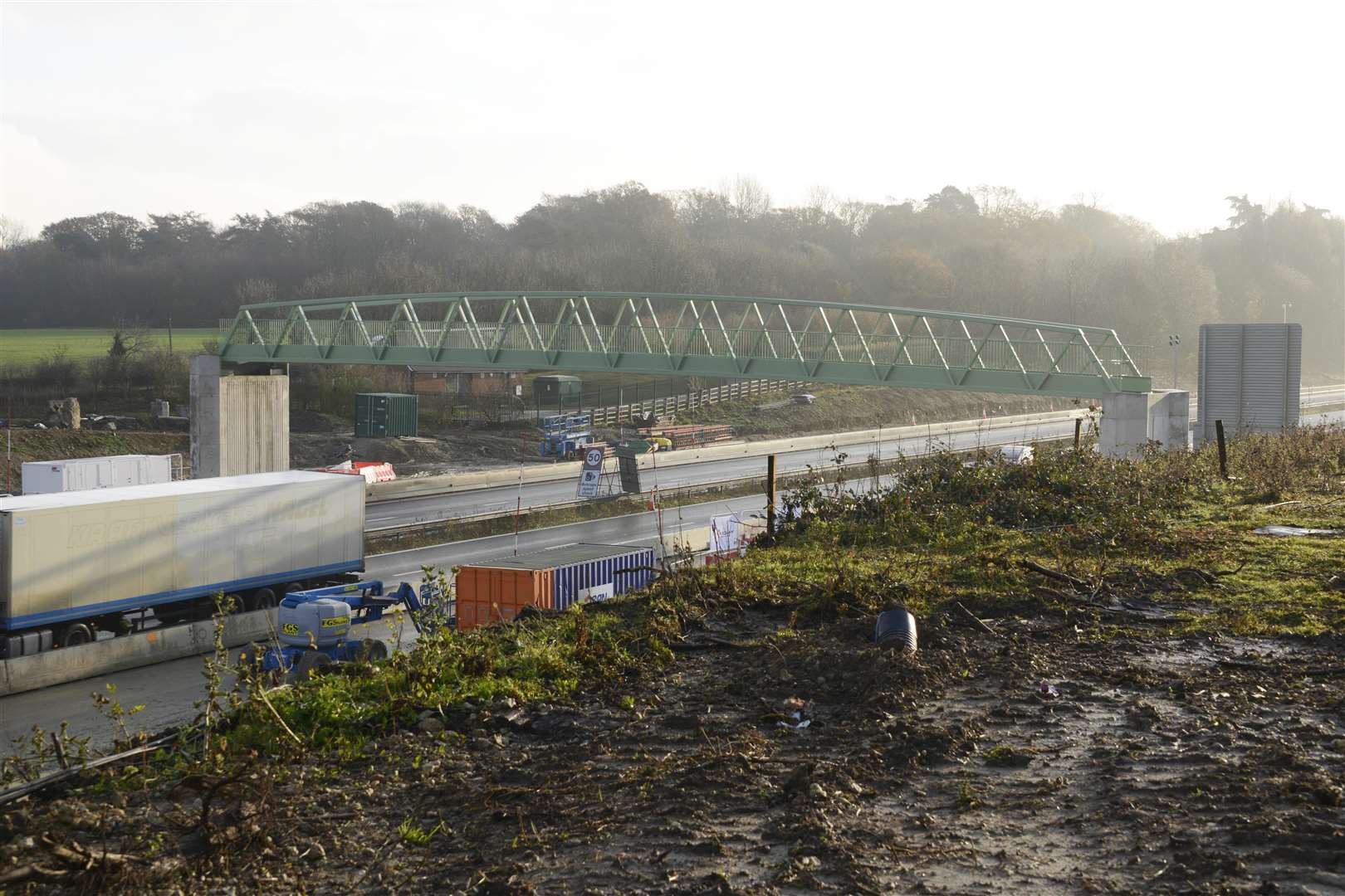 The 'rather green' Kingsford Street bridge