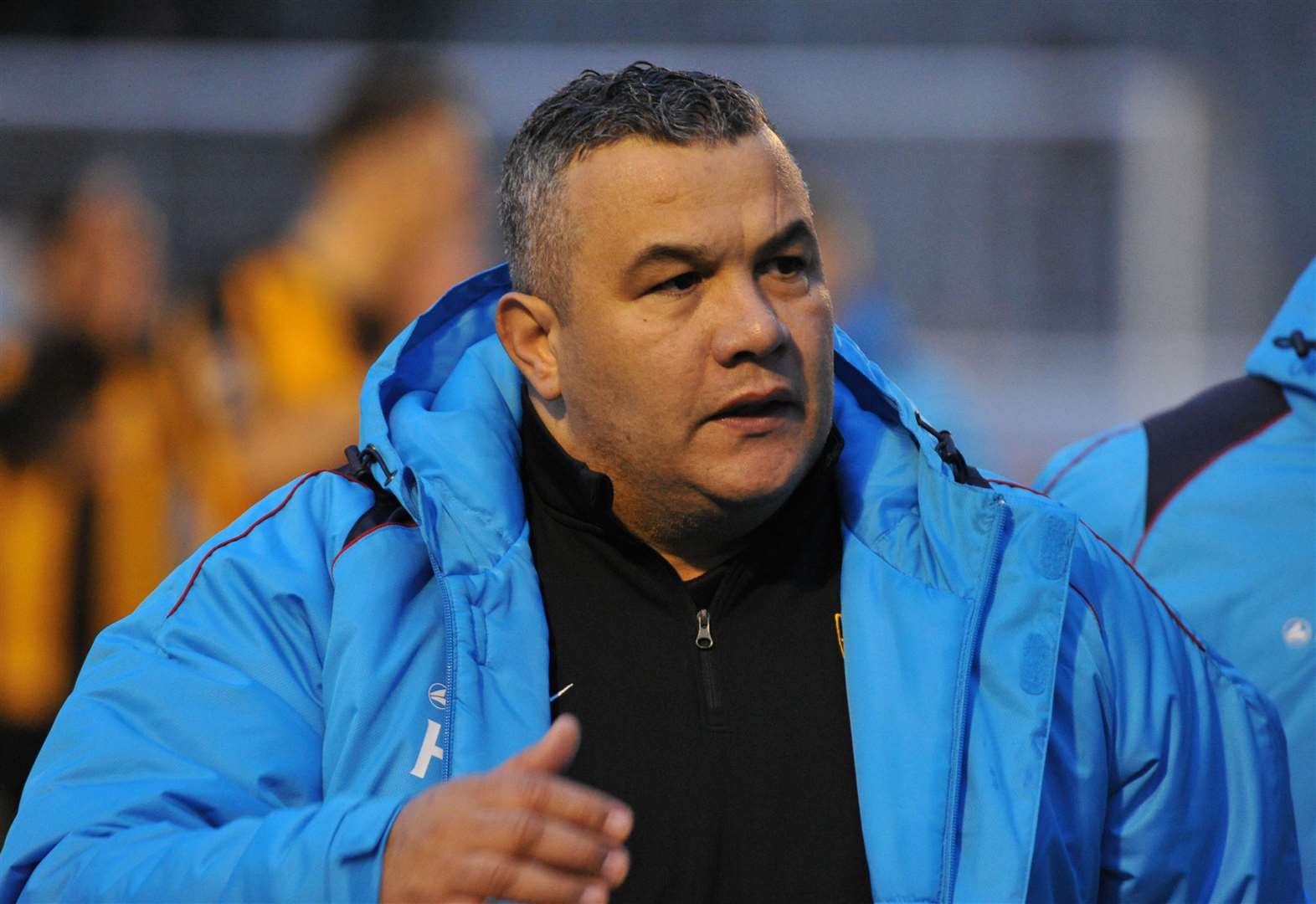 Maidstone head coach Hakan Hayrettin Picture: Steve Terrell