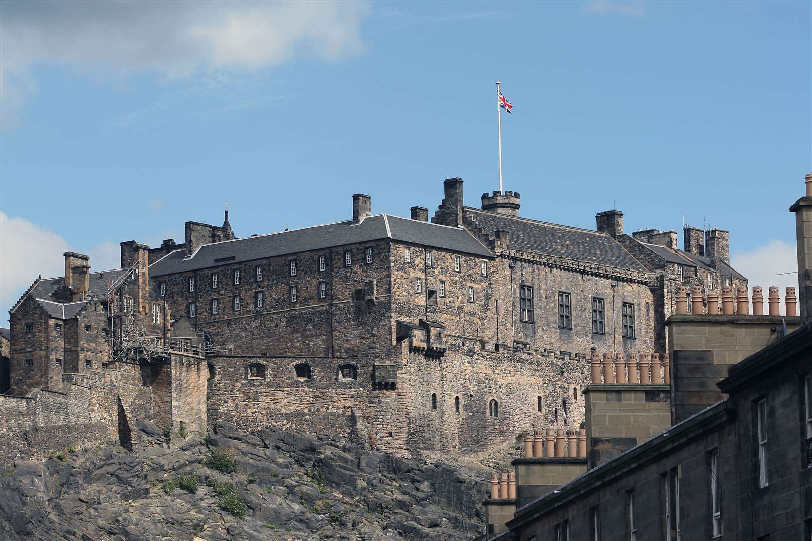 The incident took place in the Crown Room at Edinburgh Castle (PA)