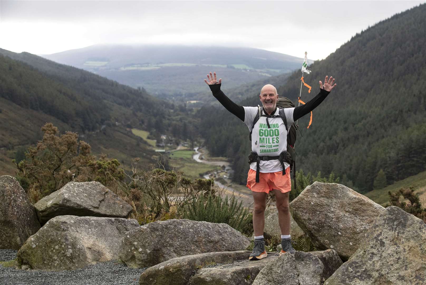 David Matthews at the Wicklow Gap Road in the Wicklow Mountains National Park (Damien Eagers/PA)