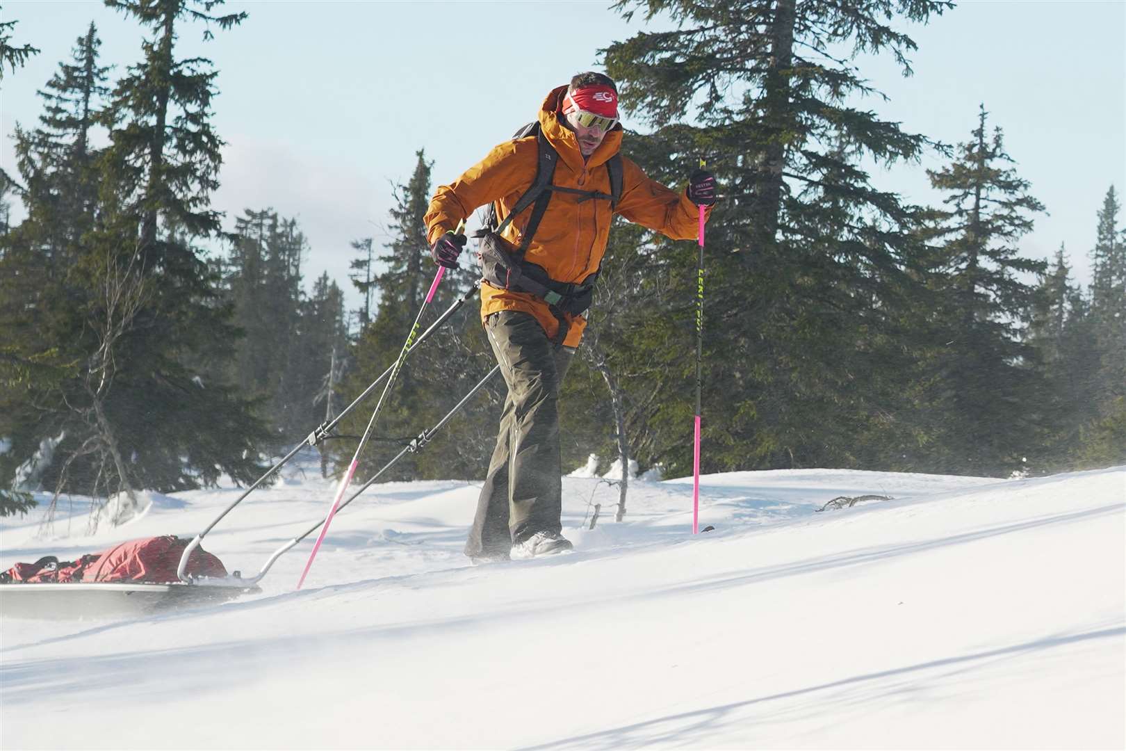 Jonny Huntington is aiming to become the first disabled person to ski solo and unsupported in the Antarctic (Chris Powell/PA)