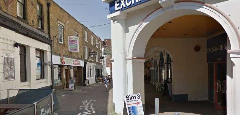 Market Buildings in Maidstone. Credit: Google street view