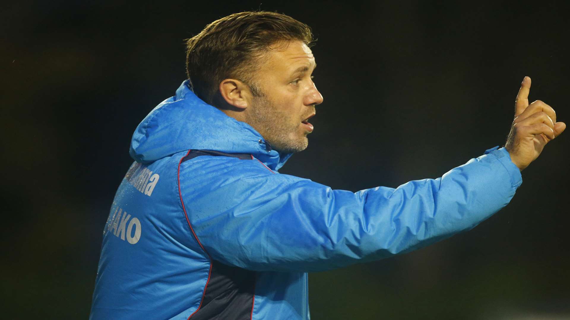 Maidstone manager Jay Saunders Picture: Andy Jones