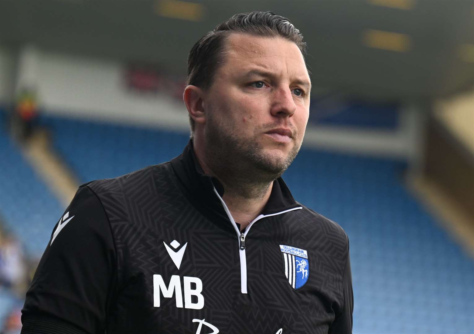 Gillingham manager Mark Bonner. Picture: Barry Goodwin