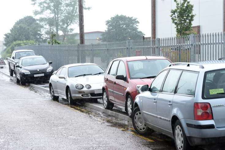 Are there problems with pavement parking where you live? Photos: Stock images.