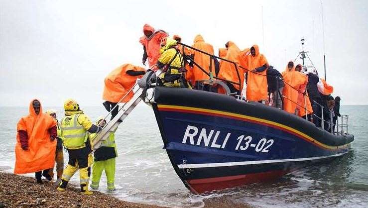 Small boat crossings remain a huge political issue for the Conservatives (Gareth Fuller/PA)