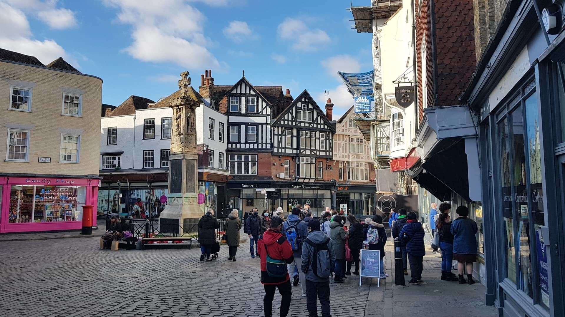 Burgate in Canterbury city centre