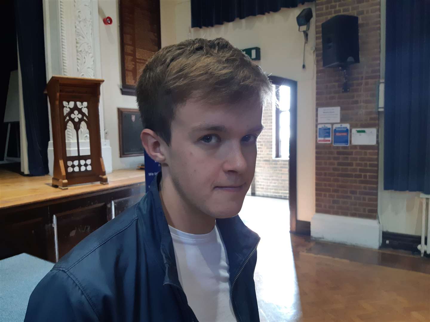 Dover grammar school student Joe Wardhaugh - got a place in Cambridge