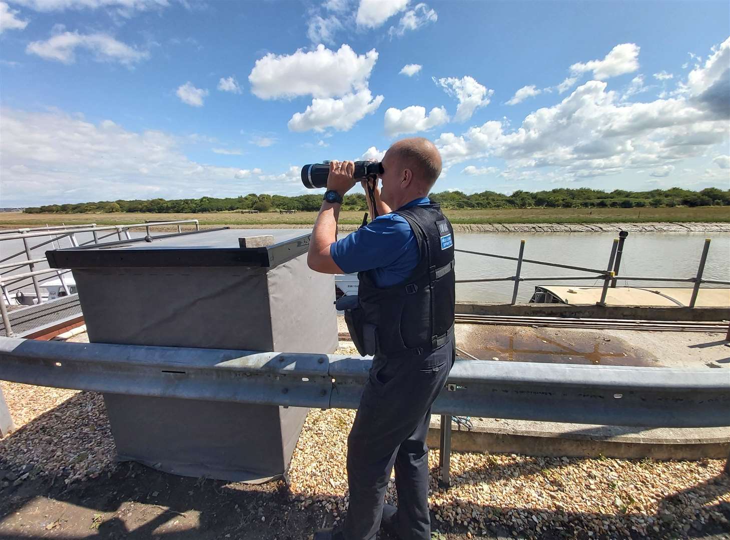 Officers have been monitoring the bay. Picture: Kent Police