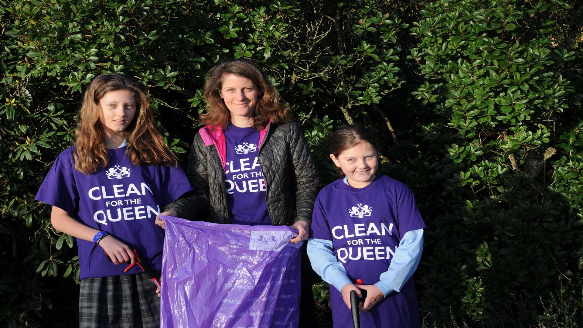 Melissa Murdoch with her daughters Serena and Annabel