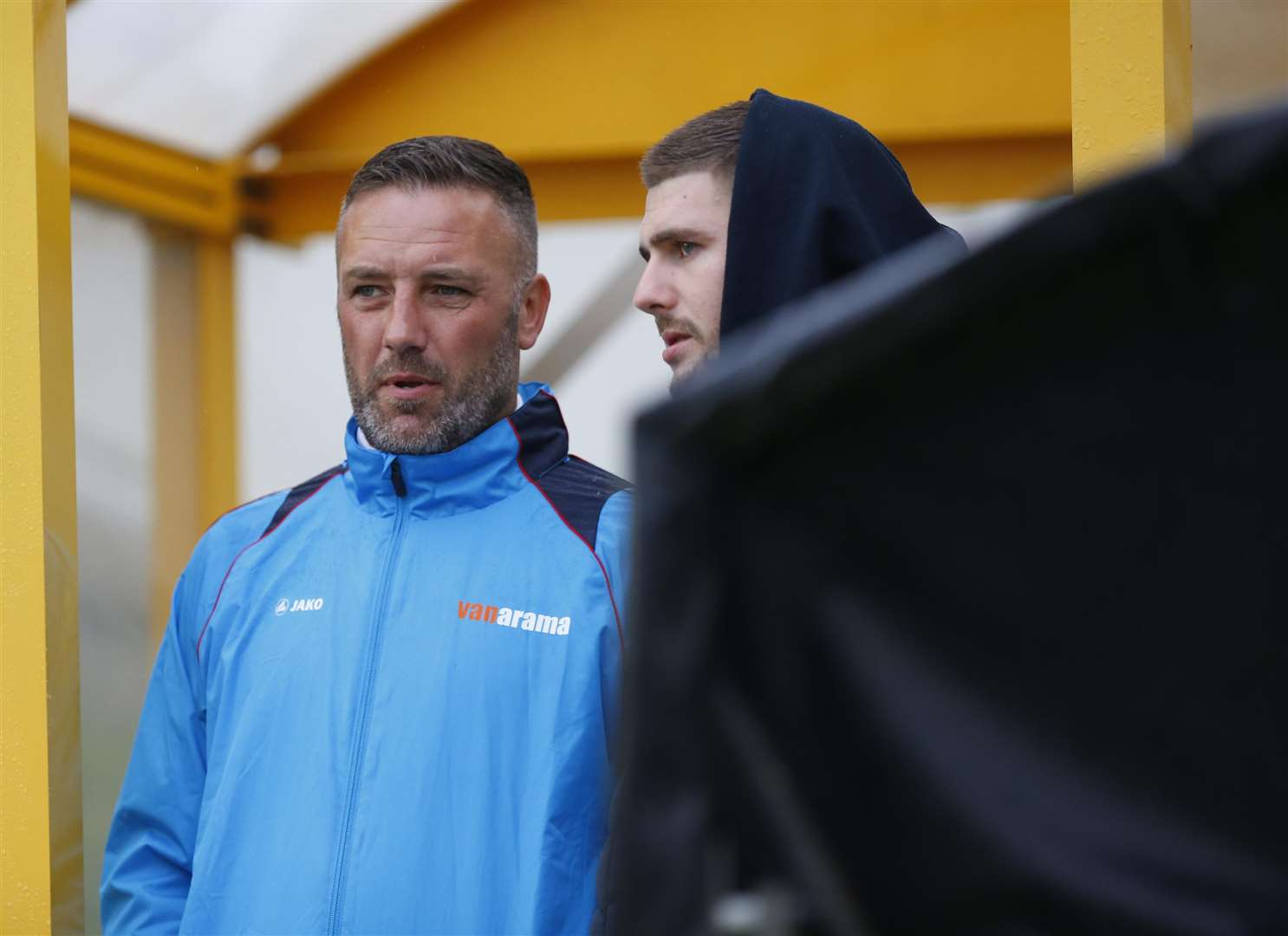 Jay Saunders was back at the Gallagher yesterday - with Bromley Picture: Andy Jones