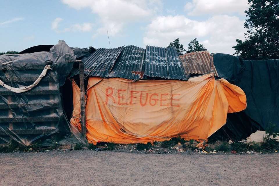 The Jungle migrant camp in Calais before its closure. Picture: Jaz O'Hara.