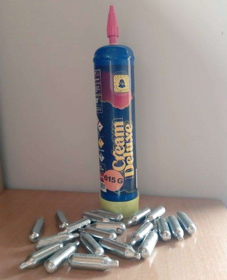 laughing gas canister