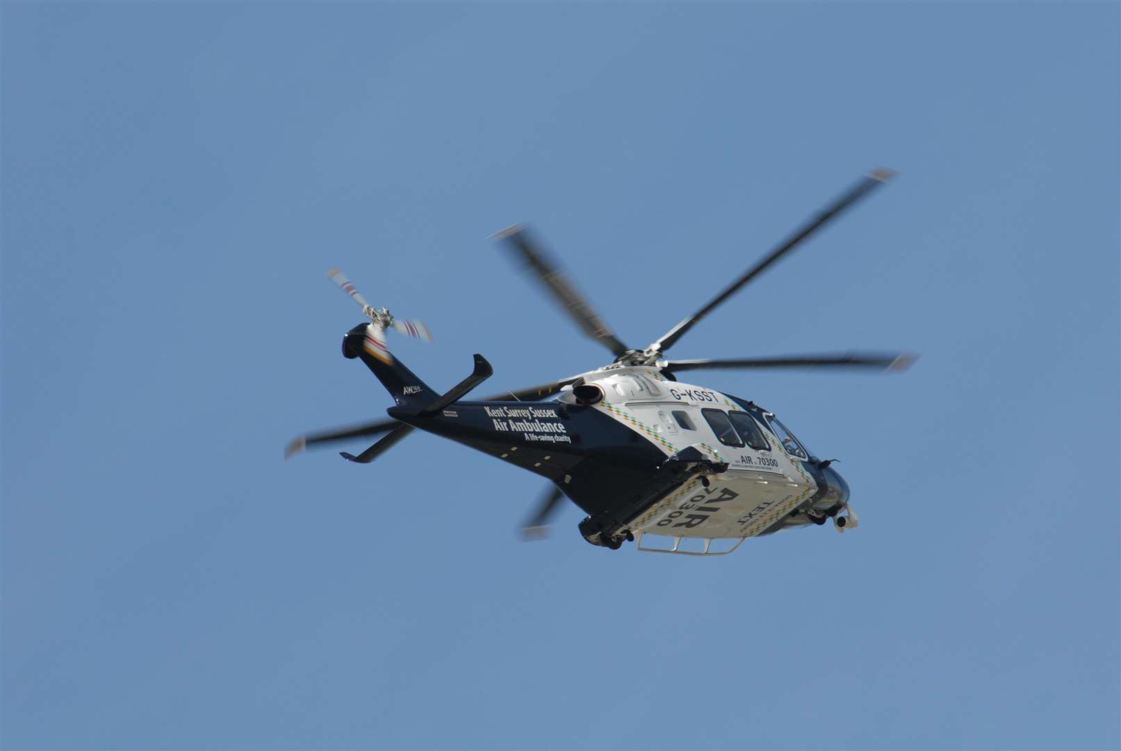 The air ambulance has been called to a crash on the M20