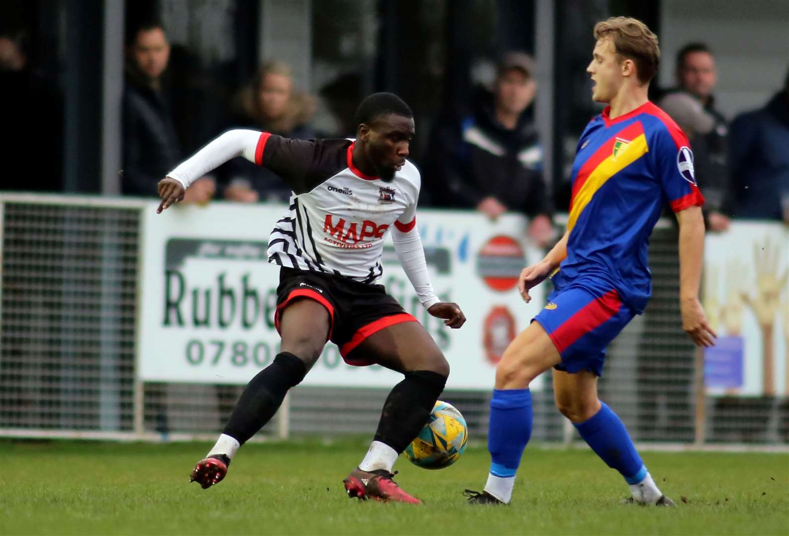 Ife Oni made his debut for Deal Town at the weekend Picture: Paul Willmott